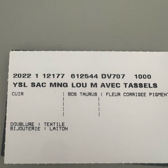 YSL Lou Camera Bag with Tassel Excellent condition - Picture 5 of 9